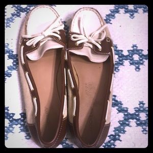 Dockers boatshoes. Size 7.5 suede and leather.